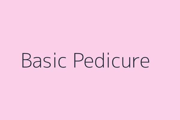 Basic Pedicure