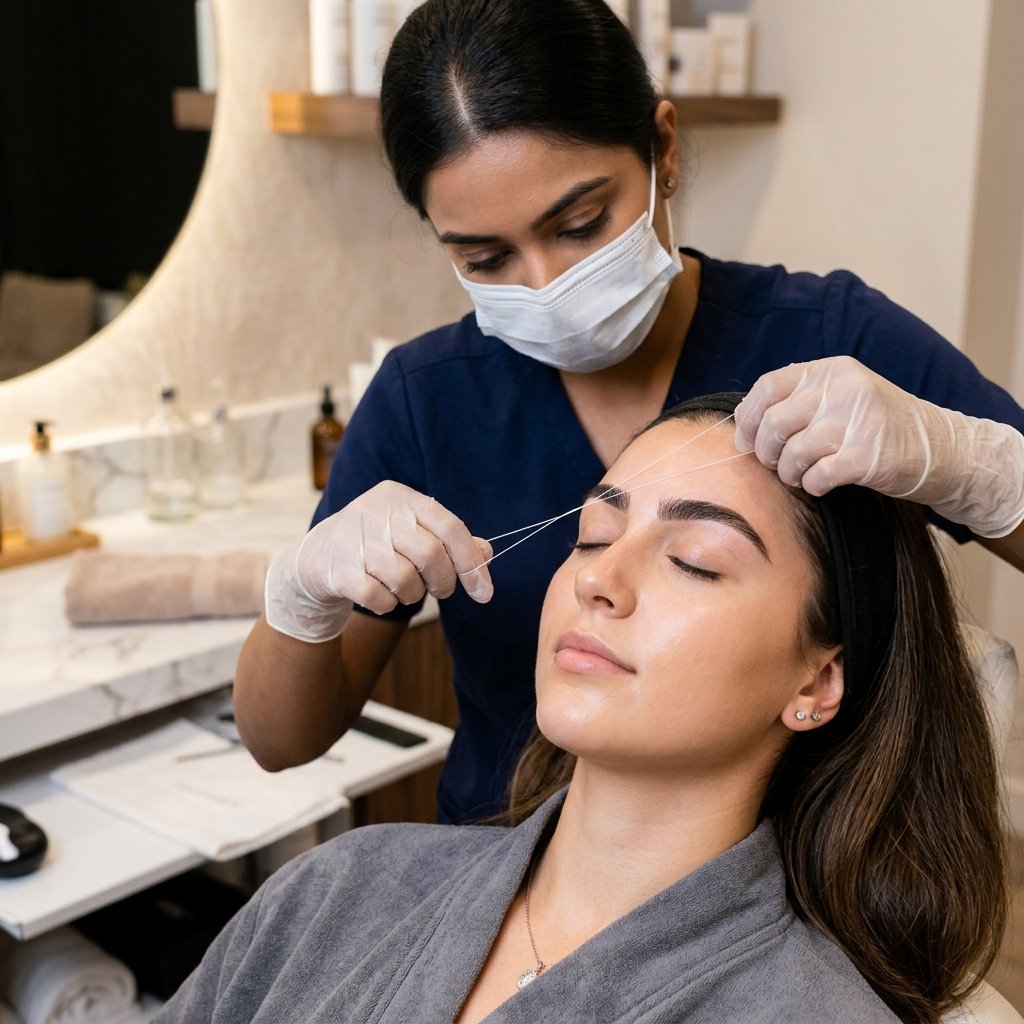 Eyebrow Threading
